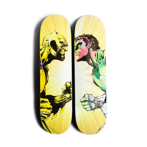 DC Comics Batman VS Green Lantern Skateboard Set