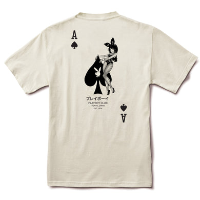 Ace of Spades Tee - Cream/Black