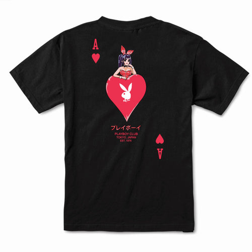 Playboy Ace of Hearts Tee - Black